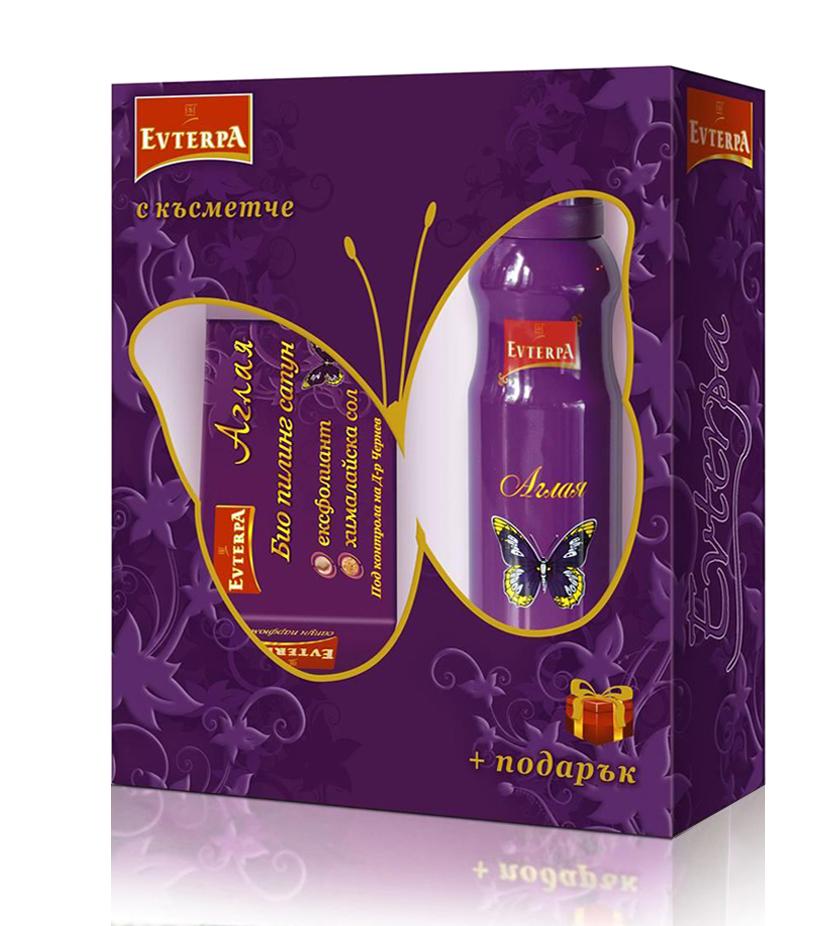 Gift set for women Aglaya purple - picture 1