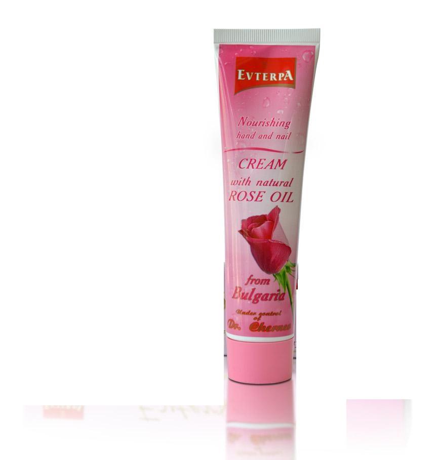 Hand cream for hands and nails with rose oil - picture 1