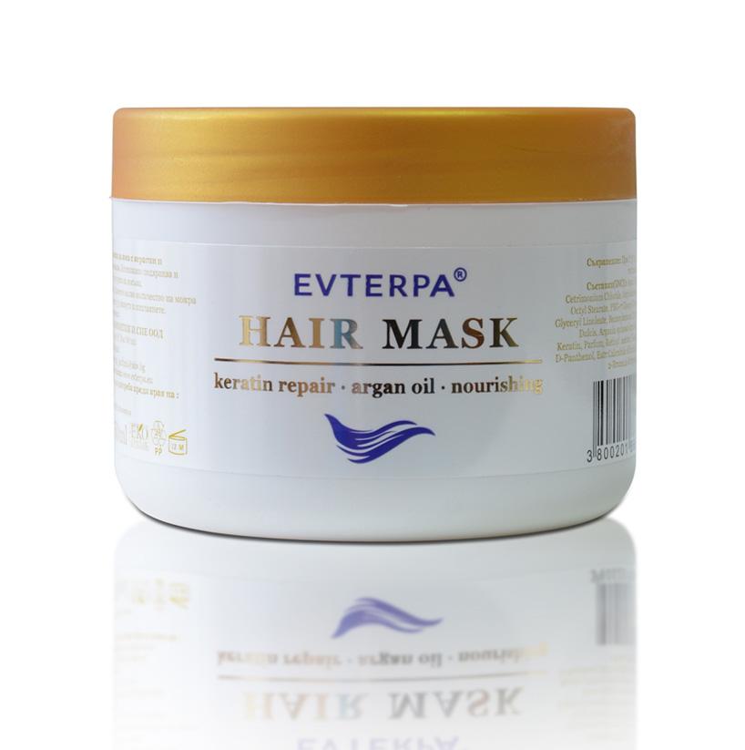 Hair mask Evterpa with Keratin and Argan oil - picture 1