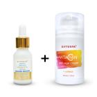 Серум против пигментни петна + Избелващ крем с „Vit. C“ - снимка